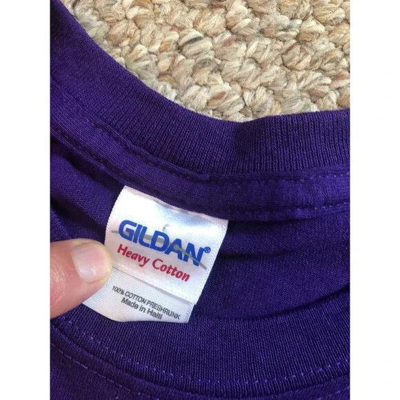 Super Bowl BALTIMORE RAVENS NFL World Champions T shirt Size Medium Purple Men's - Picture 6 of 9